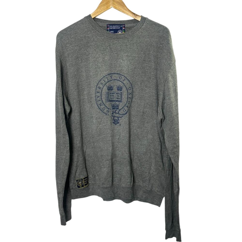 The University Of Oxford Gray Crewneck Sweatshirt Men's Large